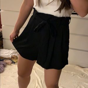 H&M tie waist shorts